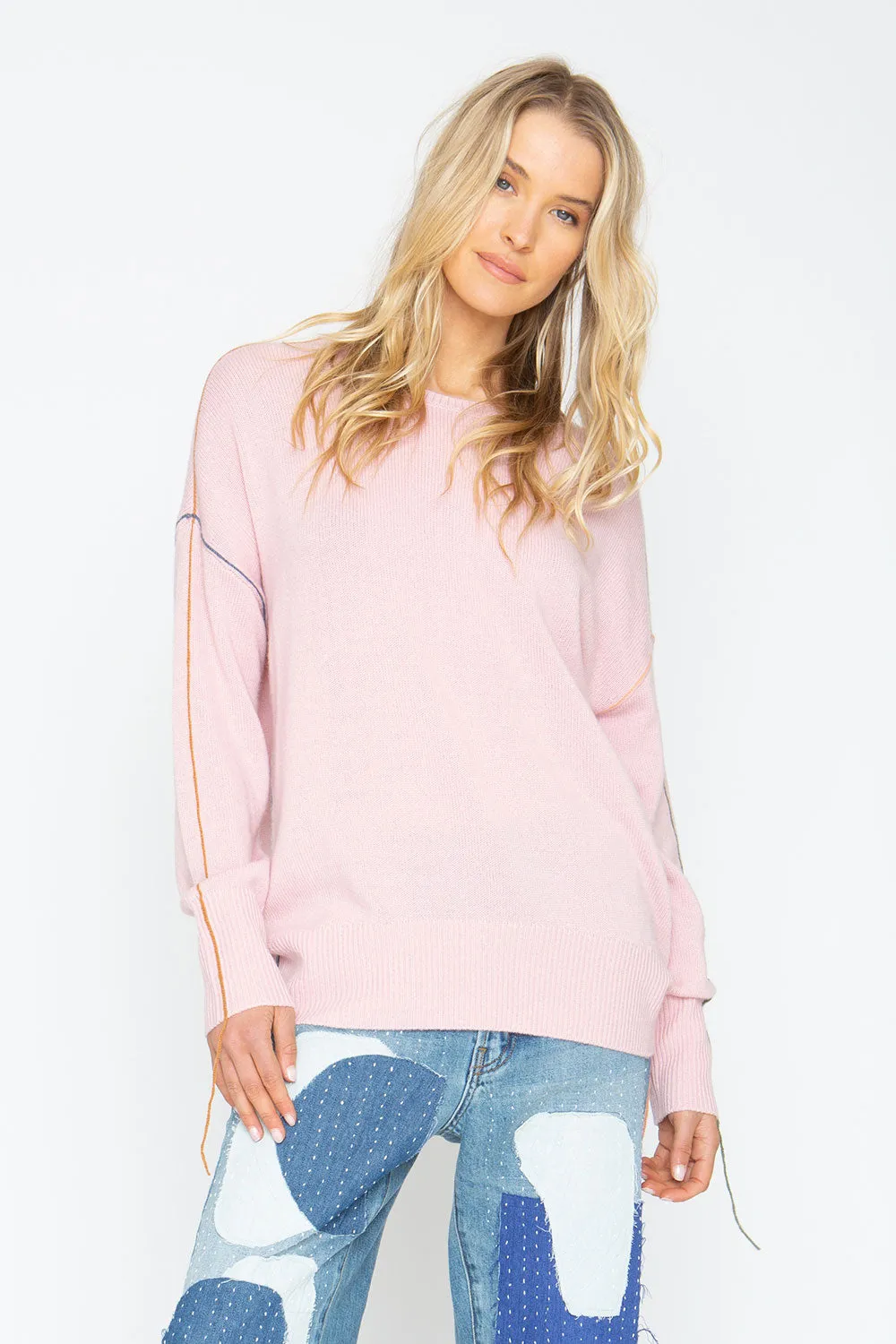 Bubble Sweater - Powder Pink