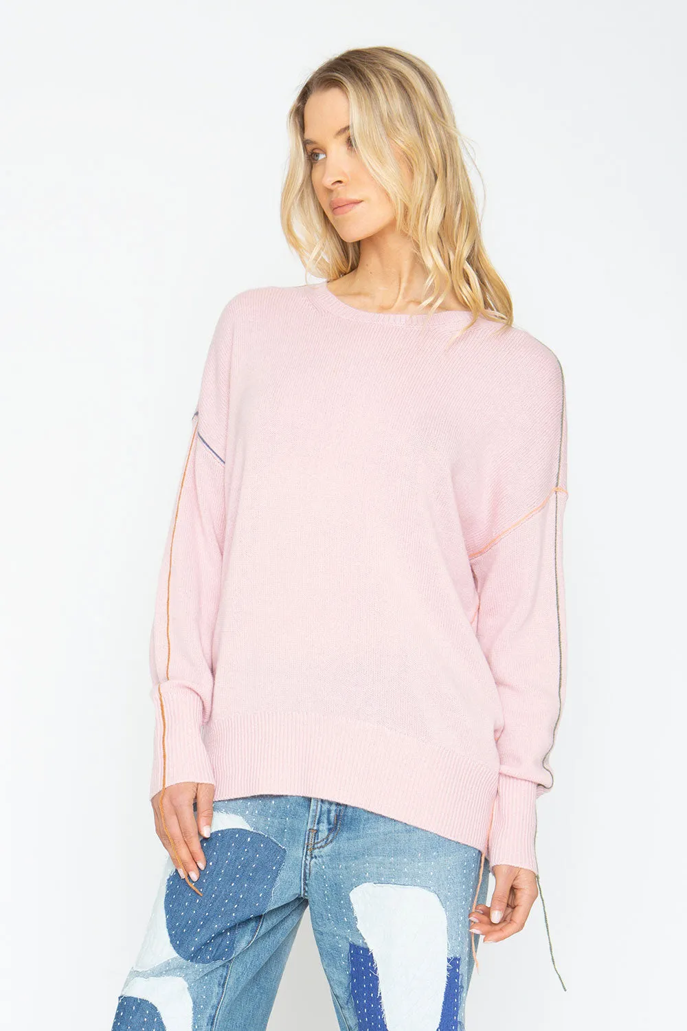 Bubble Sweater - Powder Pink