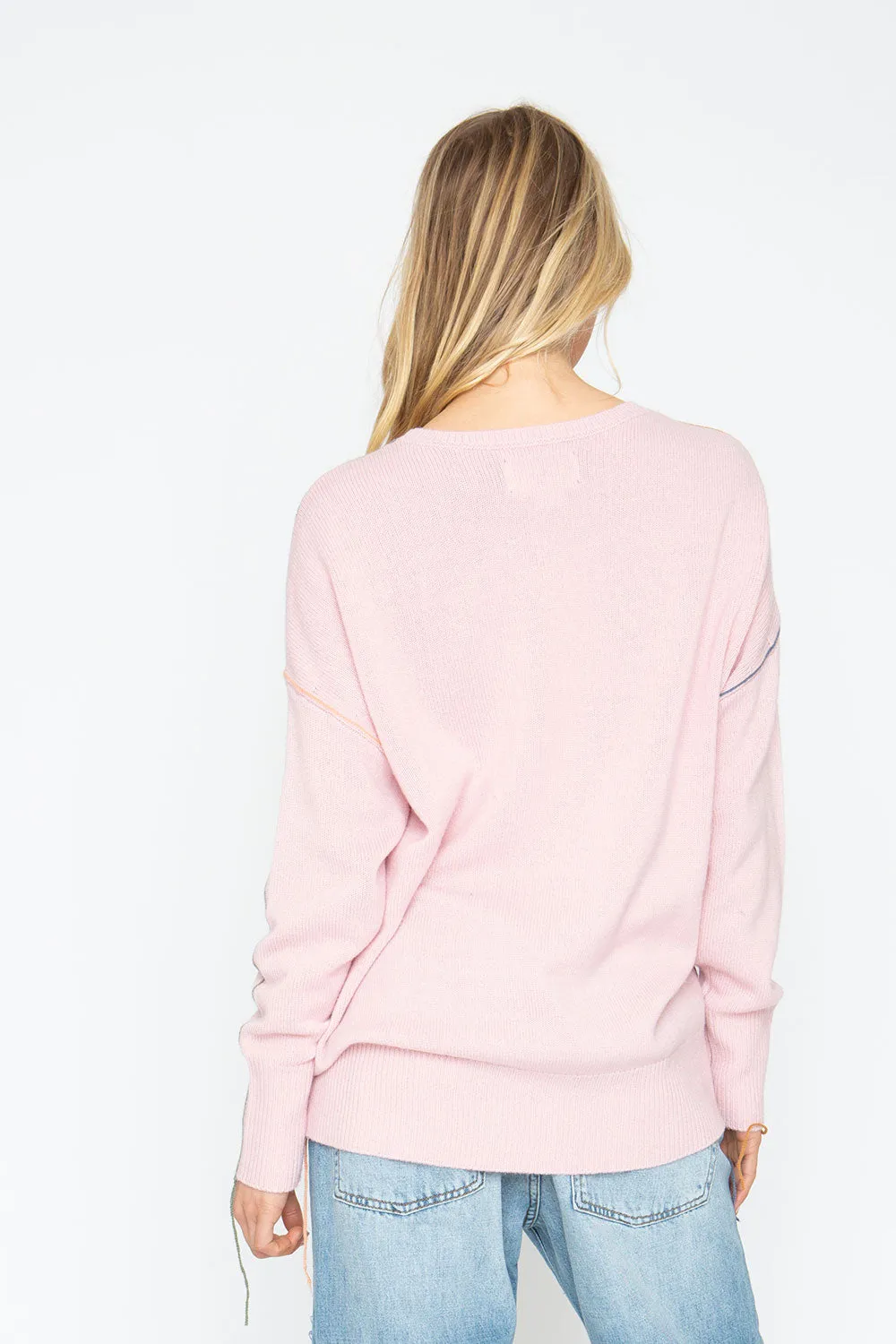 Bubble Sweater - Powder Pink