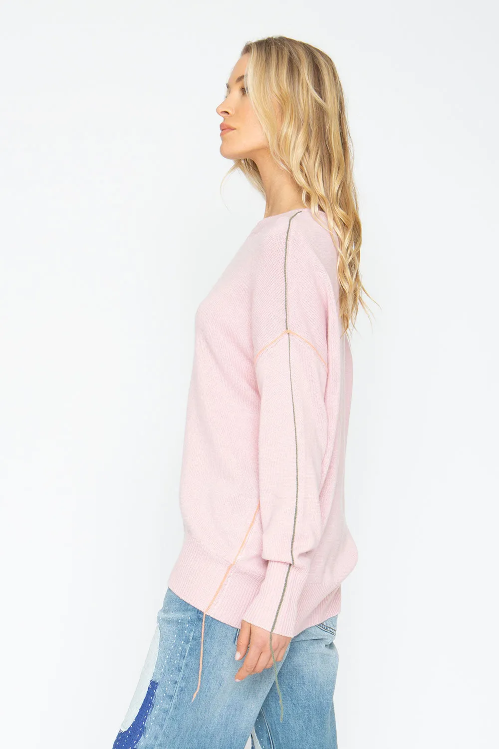Bubble Sweater - Powder Pink