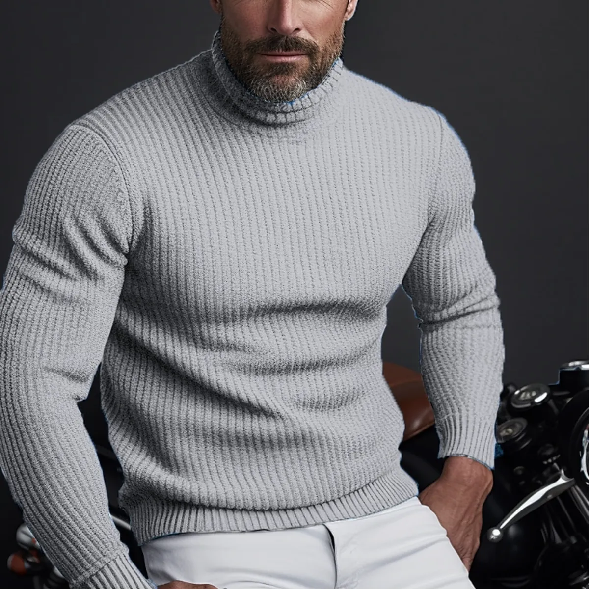 Cameron  | Stylish Men’s Turtleneck Sweater
