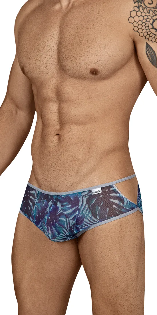 Candyman 99439 Floral Briefs Blue