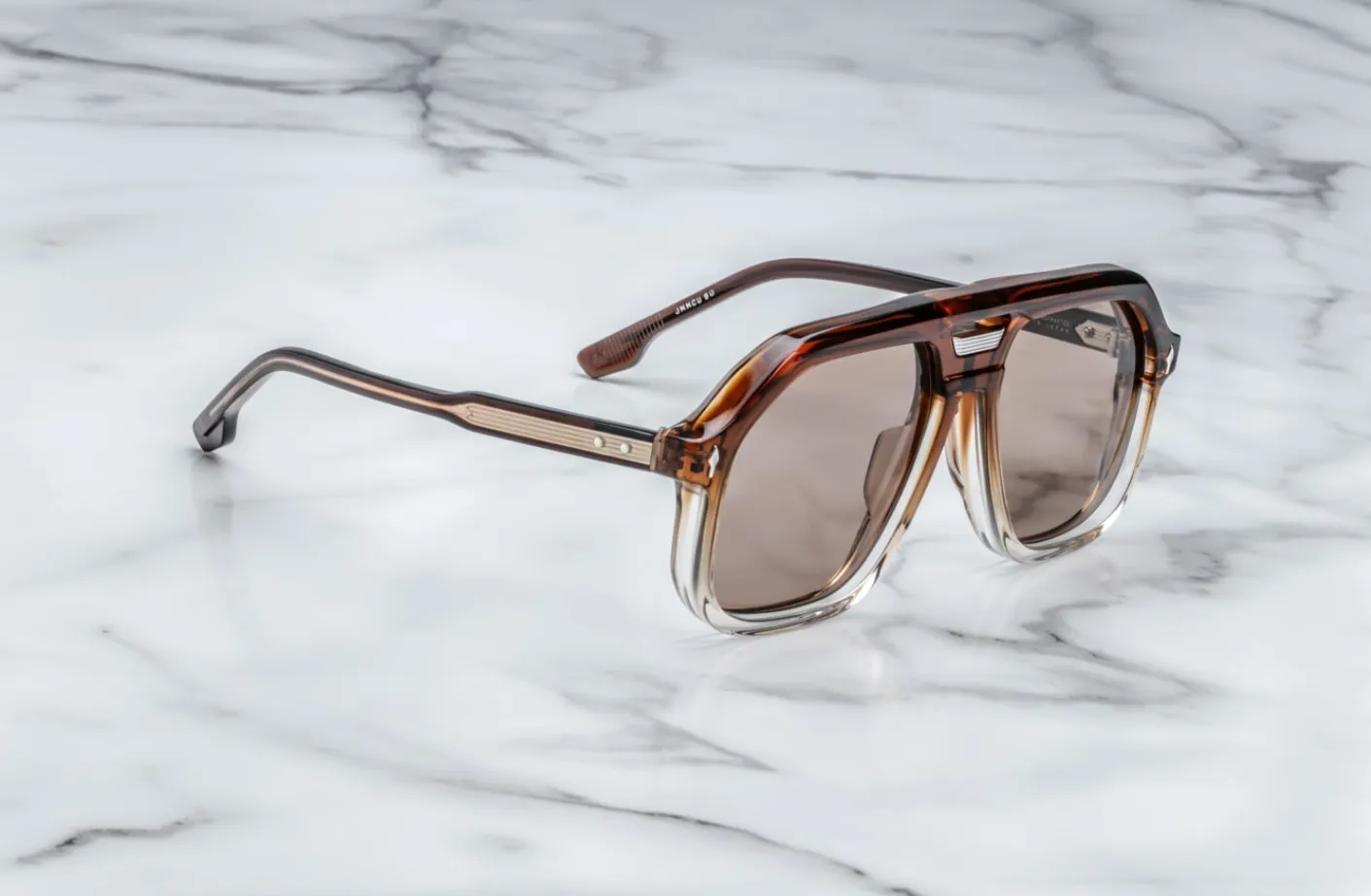 CASIUS-Hickory Fade / Clay Glass / Sterling Silver