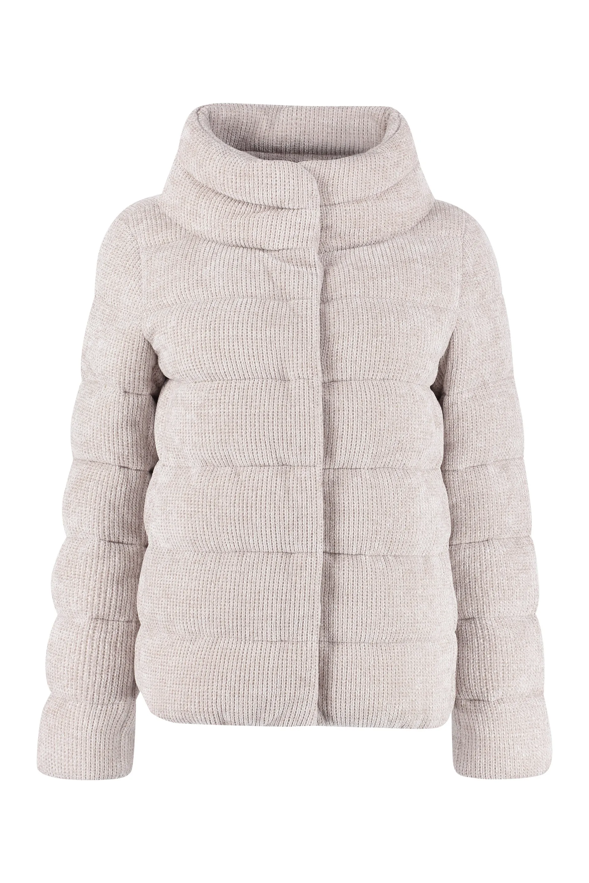 Chenille down jacket