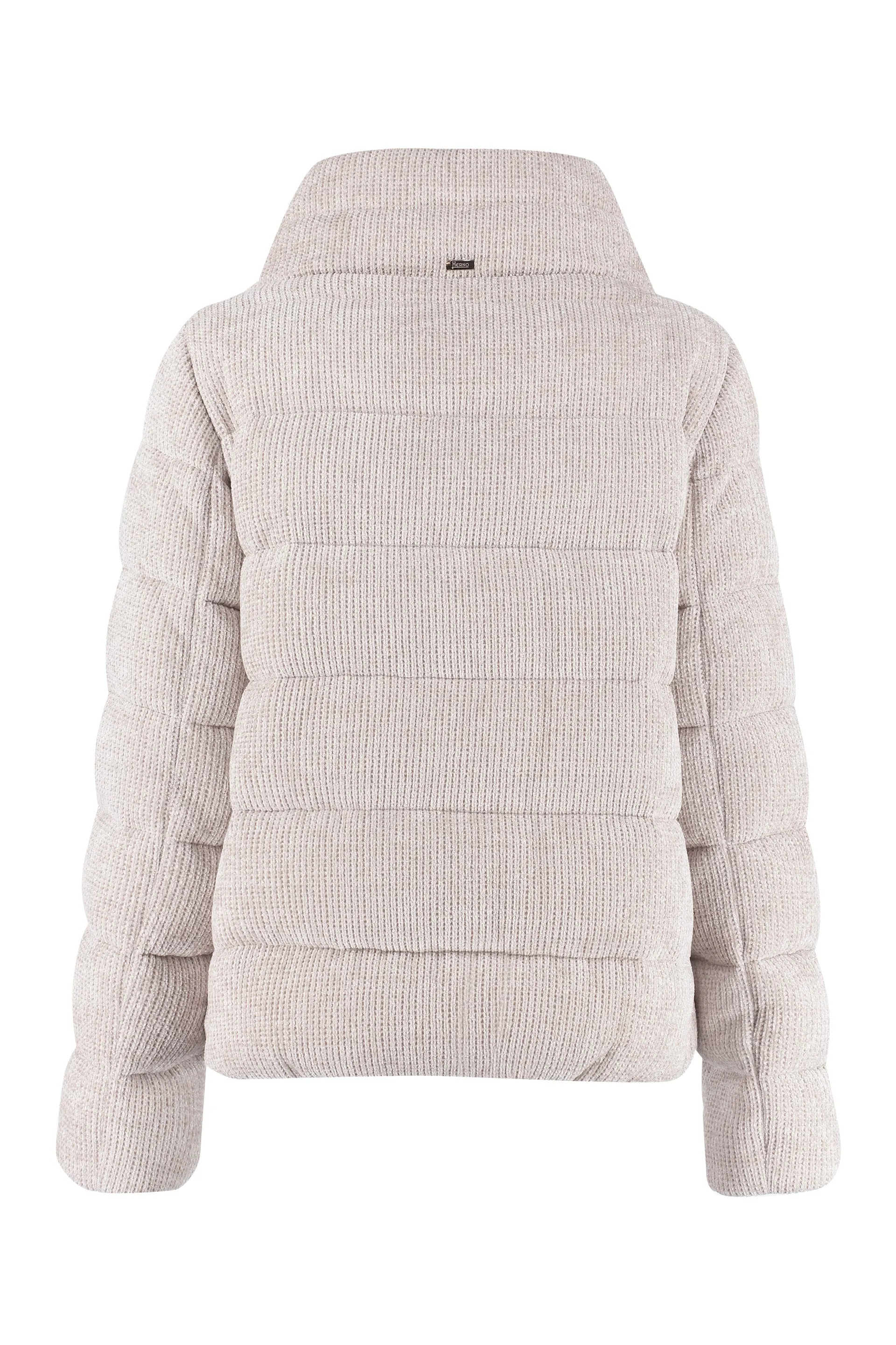 Chenille down jacket