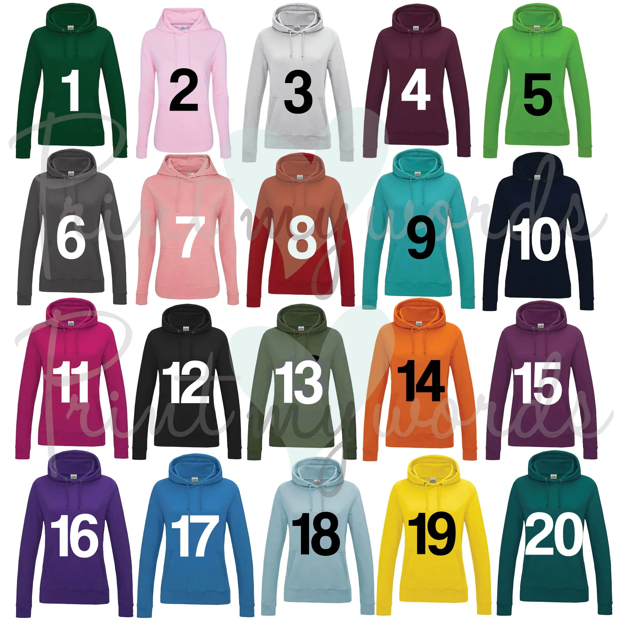 Children's Personalised Custom Hoodie - Varsity Design