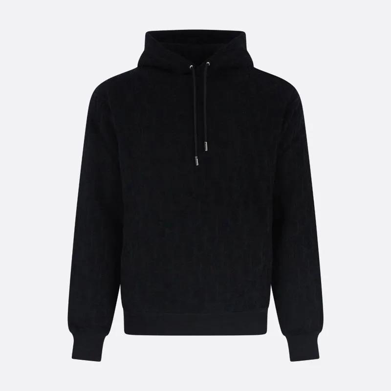 CHRISTIAN DIOR OVERSIZED HOODIE WITH DIOR OBLIQUE MOTIF