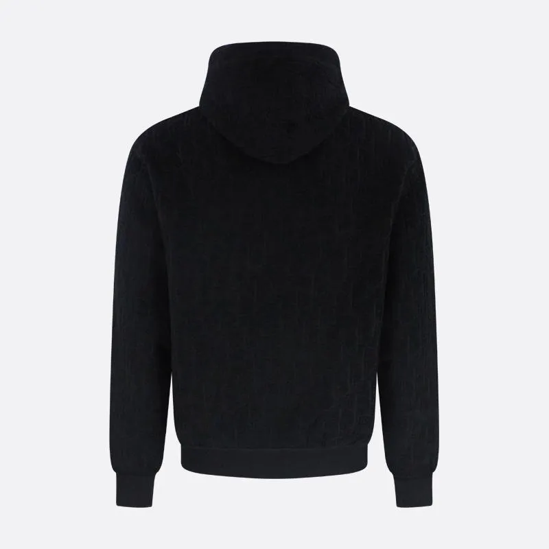 CHRISTIAN DIOR OVERSIZED HOODIE WITH DIOR OBLIQUE MOTIF