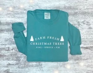 Christmas Tree Lot Long Sleeve Tee - Comfort Wash