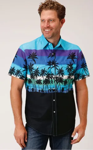 CL03-002-0421-0306 Roper Shirt S/S Beach Round up