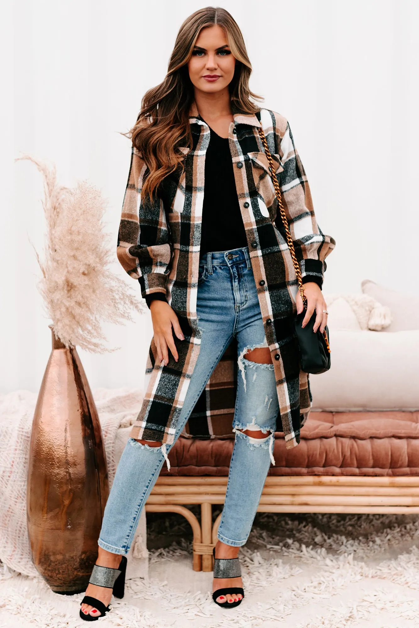 Cleobella Sneak Peek High Rise Distressed Skinny Jeans (Medium Light)