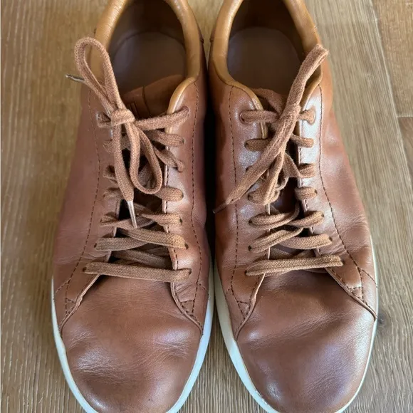 Cole Haan Grand Pro Tennis Sneaker Woodbury Handstain Brown Sz 10 price firm