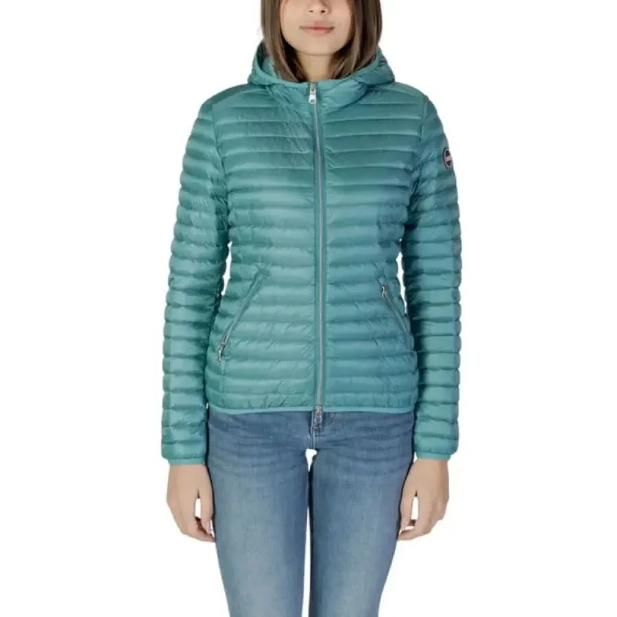Colmar Originals Women's Grey Turtleneck Jacket with Hood