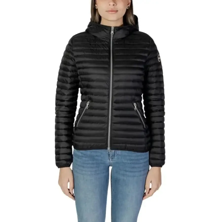 Colmar Originals Women's Grey Turtleneck Jacket with Hood