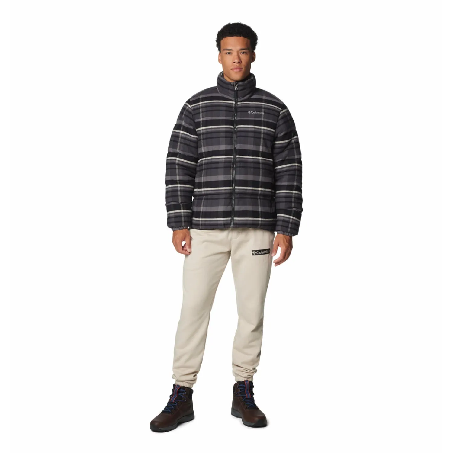 Columbia Mens Black Puffect Novelty Jacket