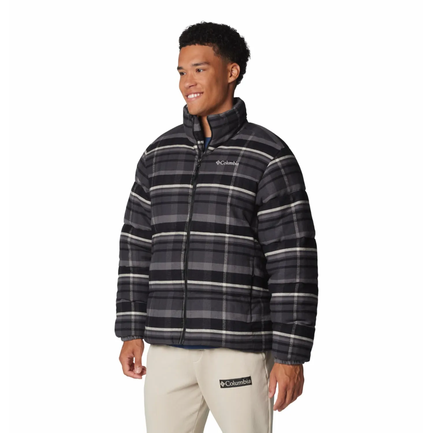 Columbia Mens Black Puffect Novelty Jacket