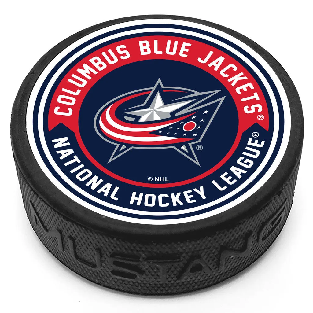 Columbus Blue Jackets Puck - Arrow