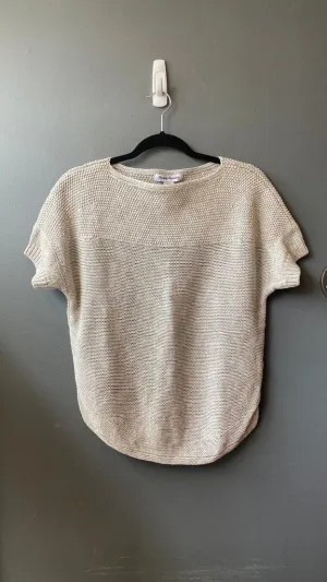 Cotton Linen Short Sleeve Sweater