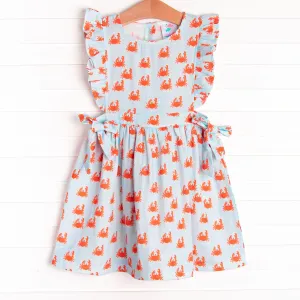 Crab Island Muslin Dress, Red