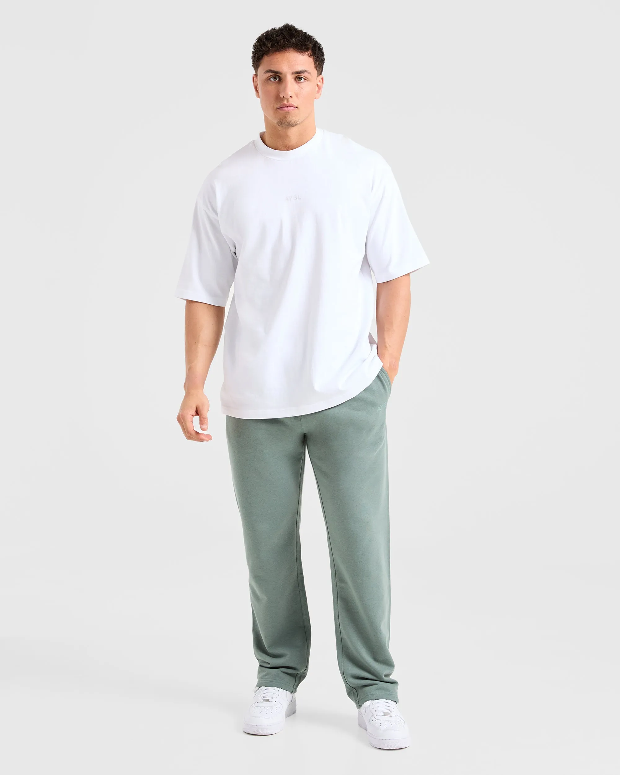 Craft Oversized Straight Leg Joggers - Vintage Sage