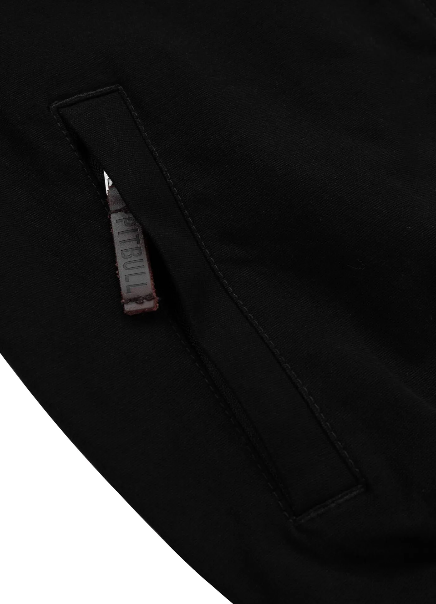 Crimson Hooded Bomber - Black