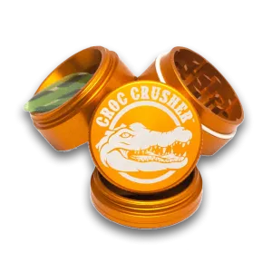 Croc Crusher - 2.5 Inch Herb Grinder (Orange)