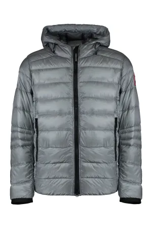 Crofton techno-nylon down jacket