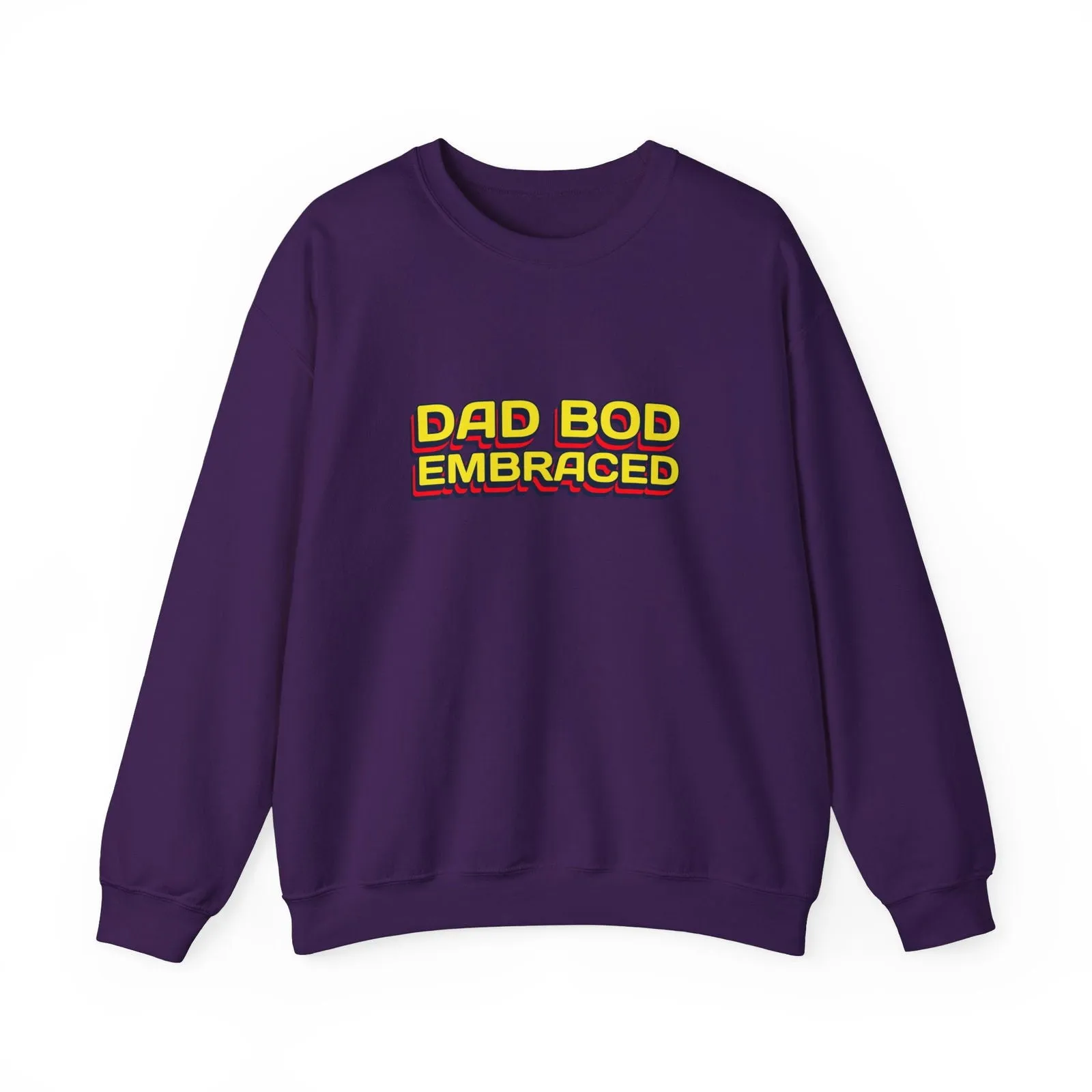 Dad Bod Embraced Dad Joke Unisex Heavy Blend™ Crewneck Sweatshirt