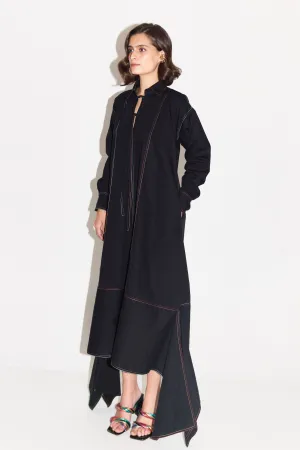 Damien Draped Boxy Dress