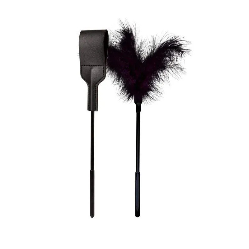Dark Magic Inflatable Love Cushion With Cuffs, Feather Tickler & Paddle
