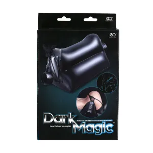 Dark Magic Inflatable Love Cushion With Cuffs, Feather Tickler & Paddle