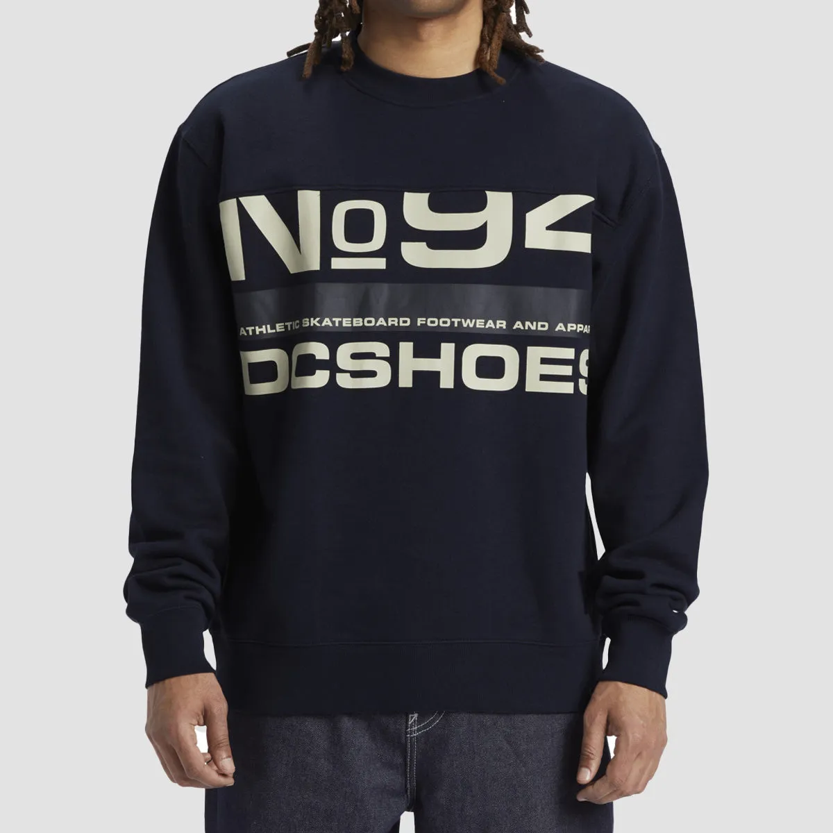 DC Static 94 Crew Sweatshirt Navy Blazer