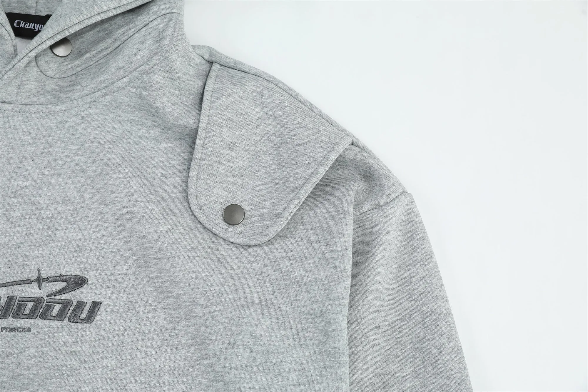 Deconstructed oversized hoodie