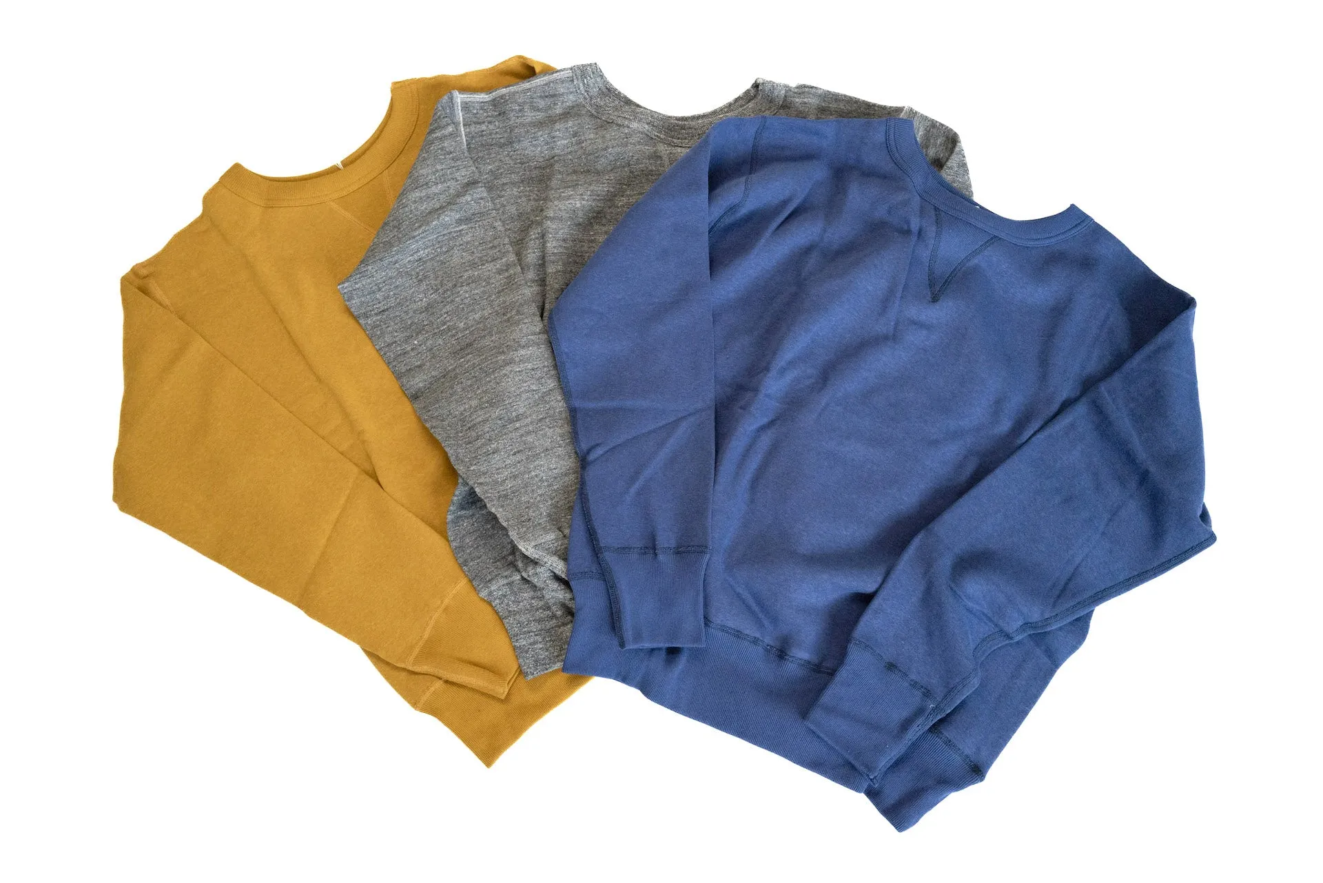 Denime X Warehouse Co Lot.260 10oz "Standard" Loopwheeled Sweatshirt (Grey)