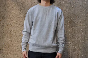 Denime X Warehouse Co. Lot.268 10oz "V-Inserted" Loopwheeled Sweatshirt (Heather Grey)