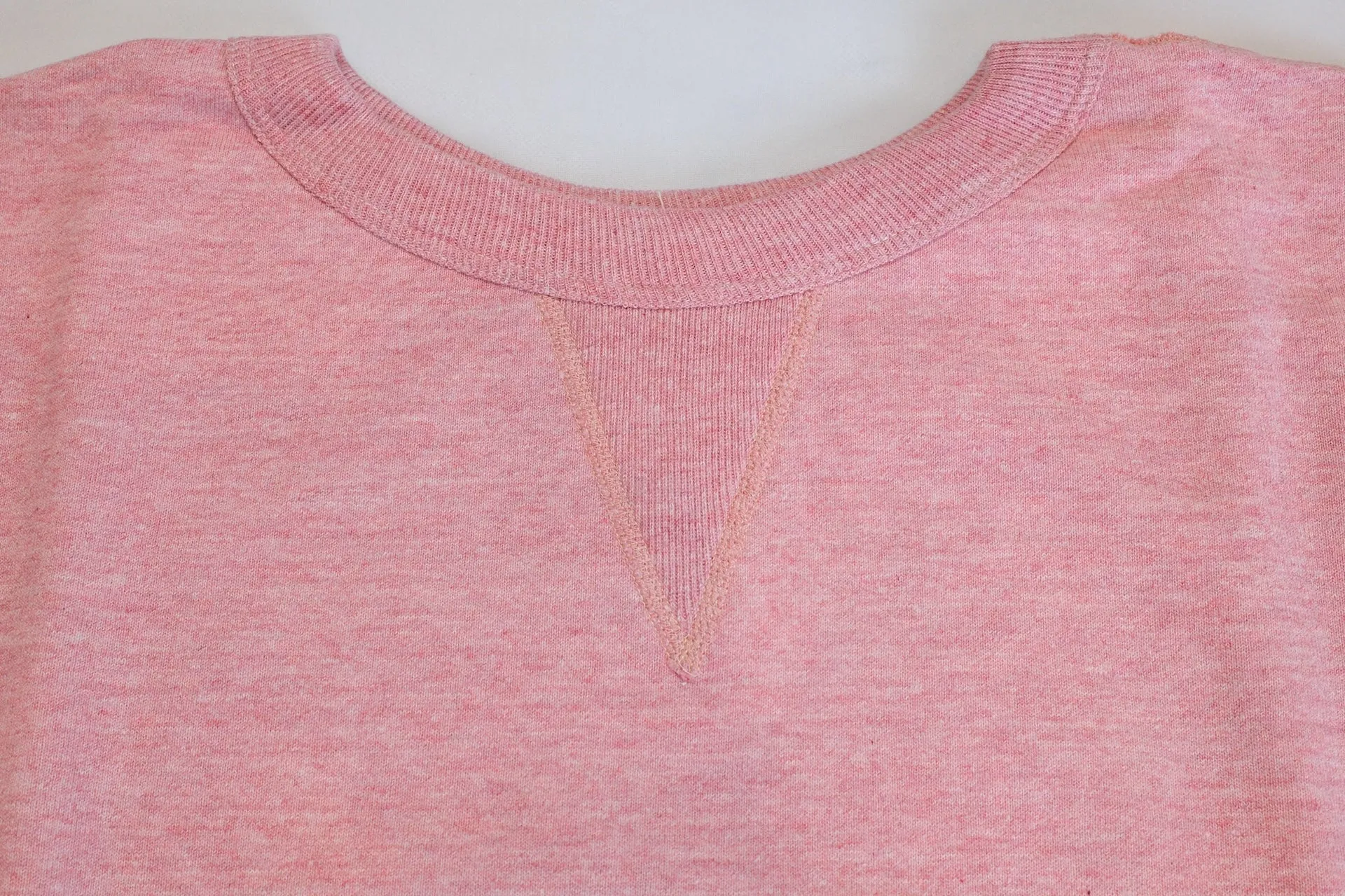 Denime X Warehouse Co. Lot.268 10oz "V-Inserted" Loopwheeled Sweatshirt (Heather Red)