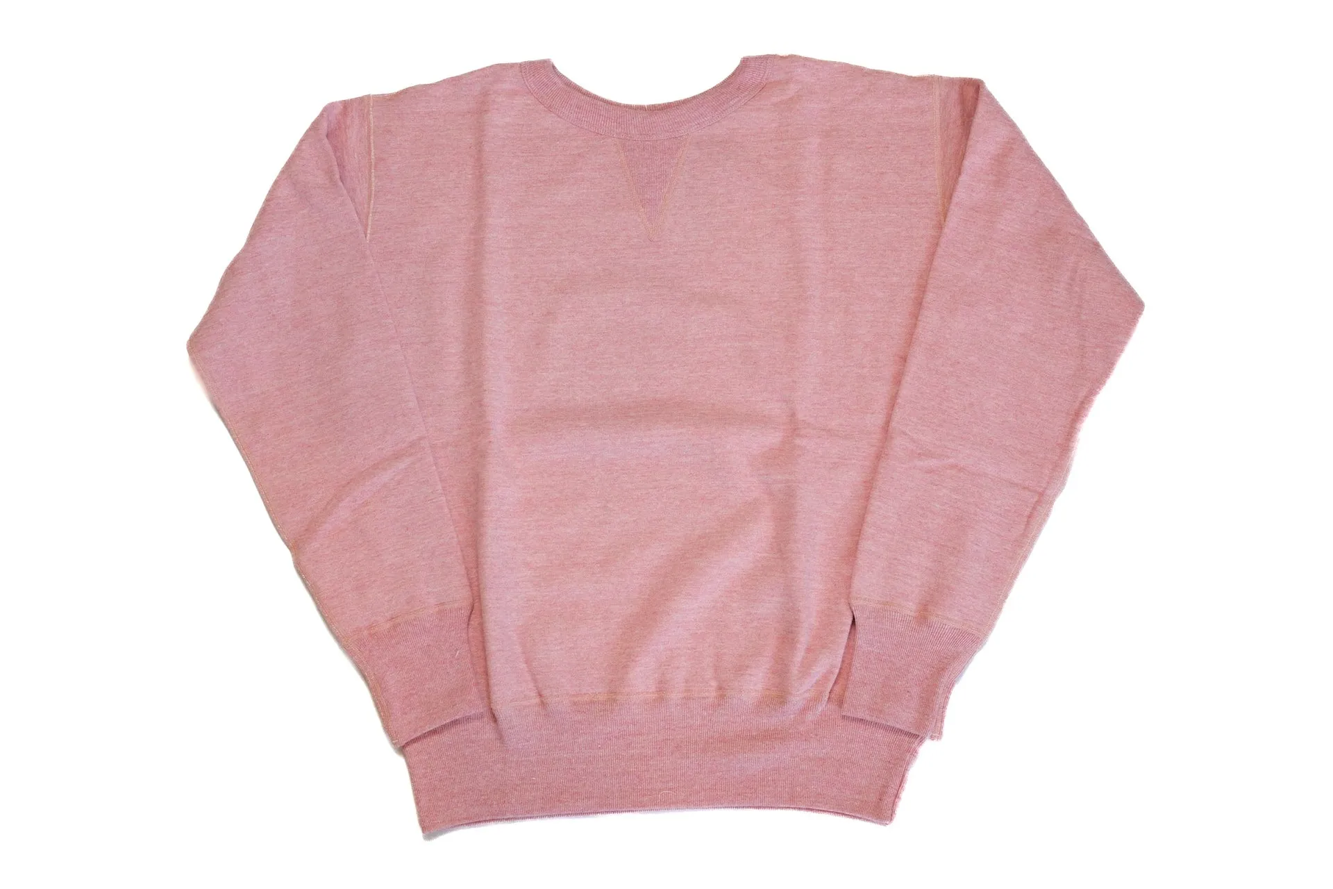 Denime X Warehouse Co. Lot.268 10oz "V-Inserted" Loopwheeled Sweatshirt (Heather Red)
