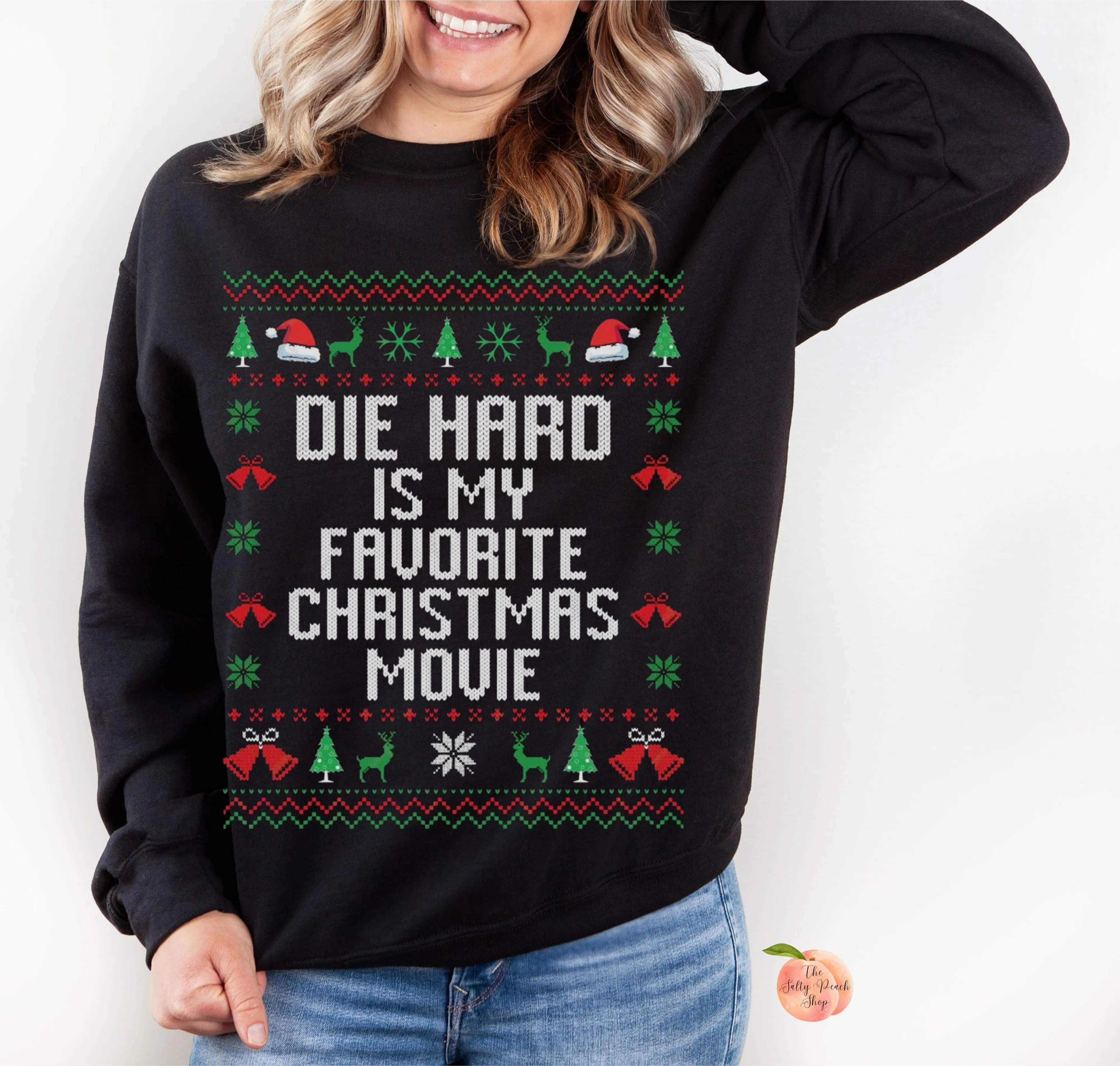 Die Hard is my favorite Christmas movie Crewneck Sweatshirt