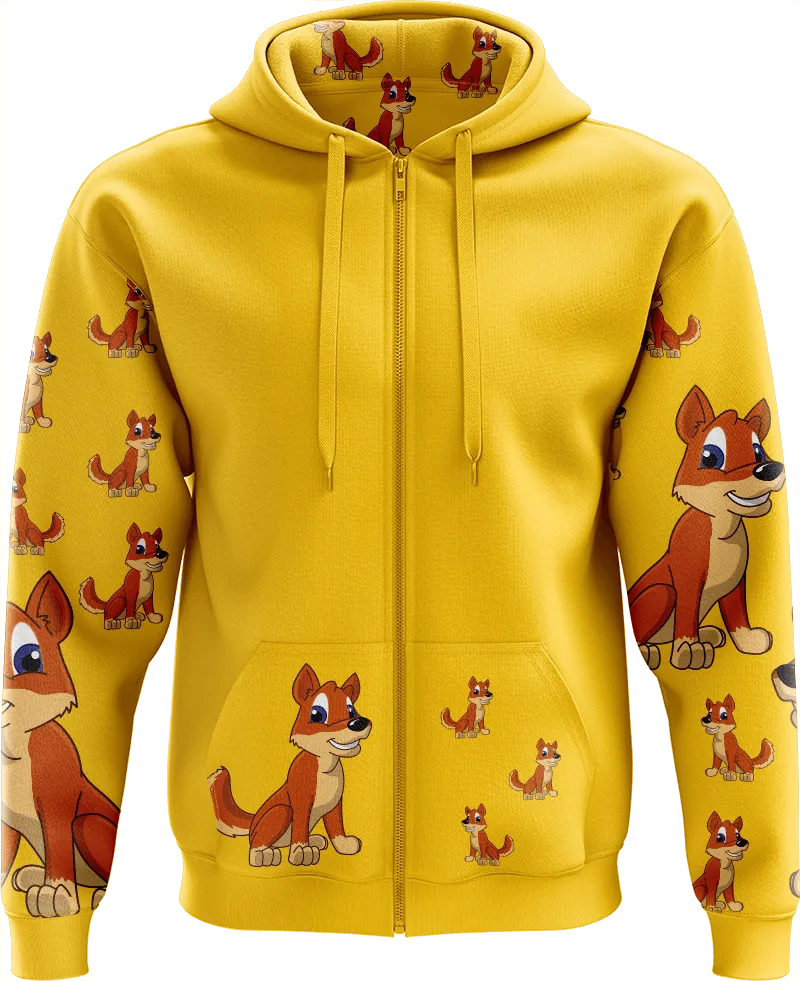 Dizzie Dingo Full Zip Hoodies Jacket