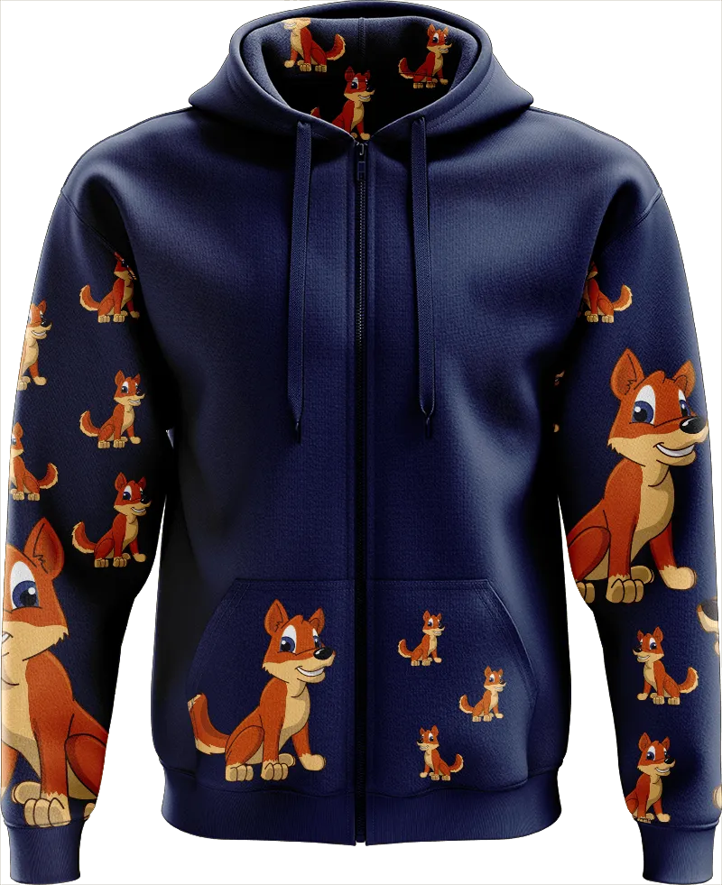 Dizzie Dingo Full Zip Hoodies Jacket