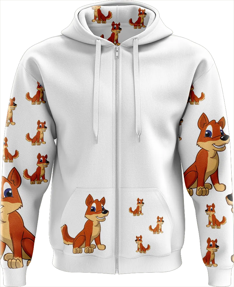 Dizzie Dingo Full Zip Hoodies Jacket