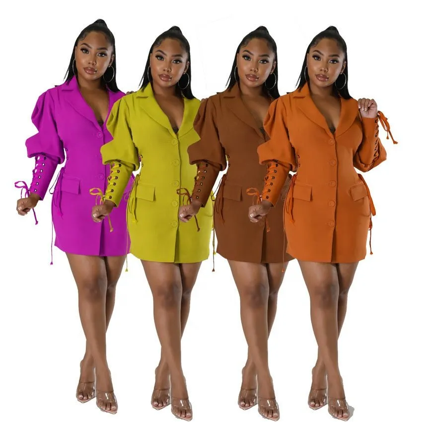 Double Breasted  Blazer Dress