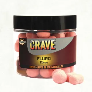 Dynamite Baits The Crave Fluro 15mm Pop Ups
