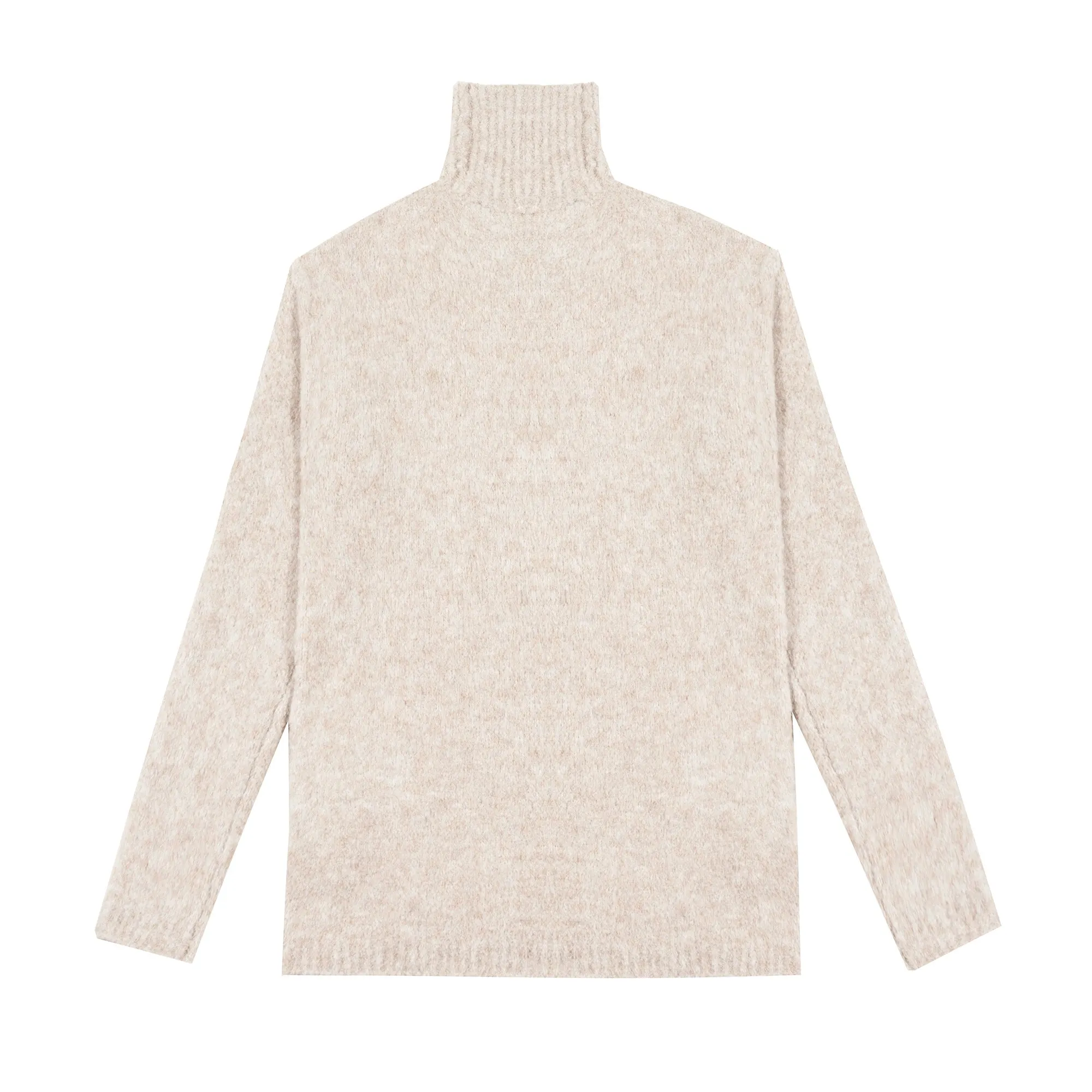Elegant Oversized Turtleneck Sweater