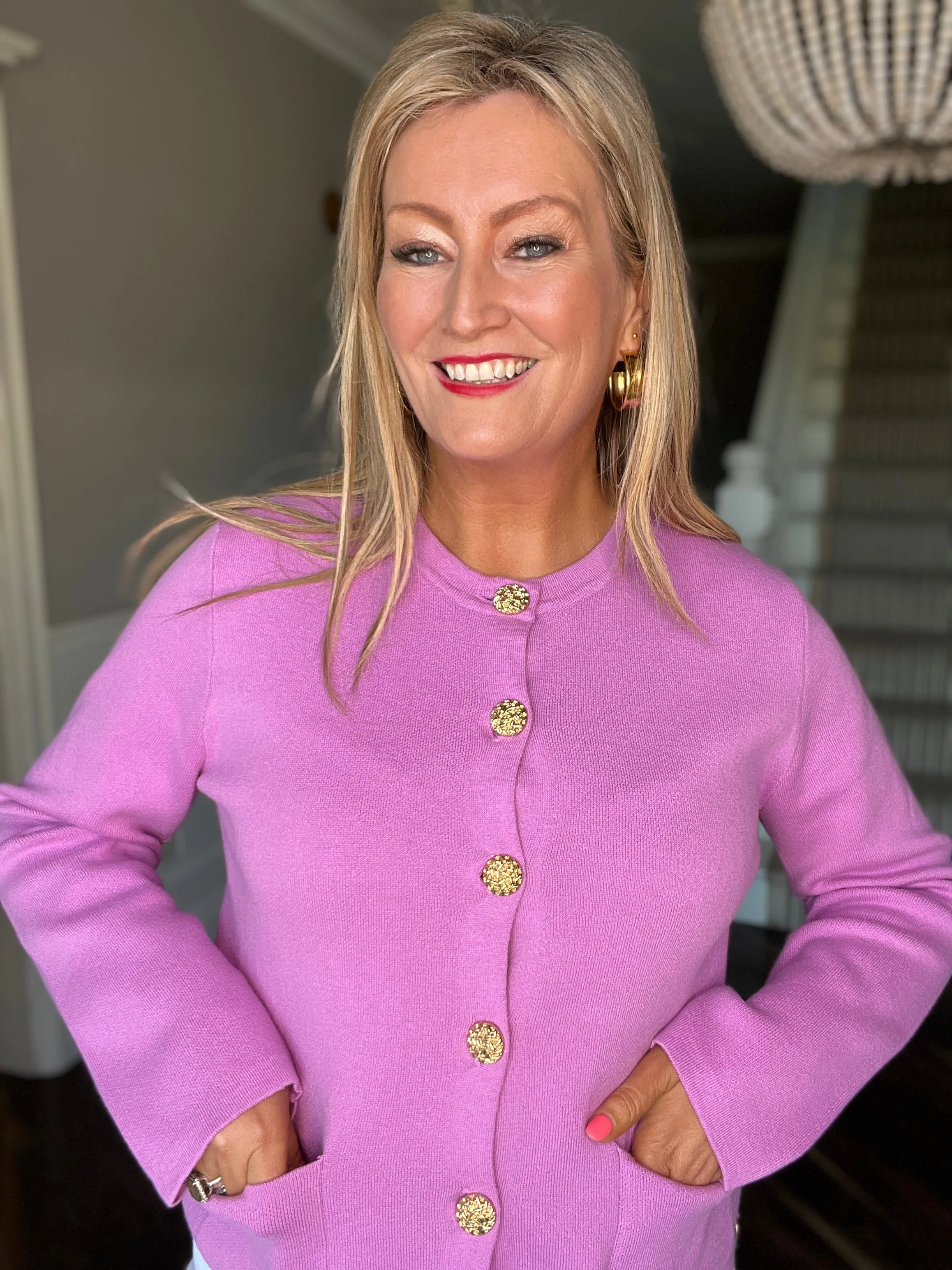 Ella Lilac Cardi