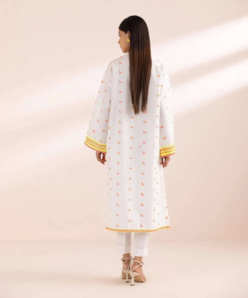 Embroidered Cambric Shirt