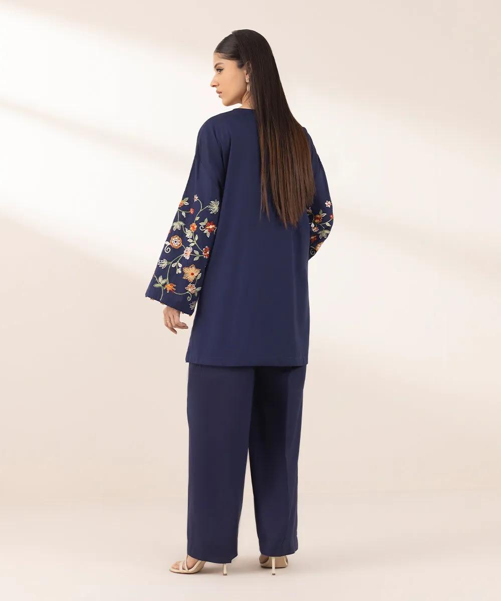 Embroidered Cotton Viscose Shirt