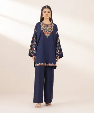 Embroidered Cotton Viscose Shirt