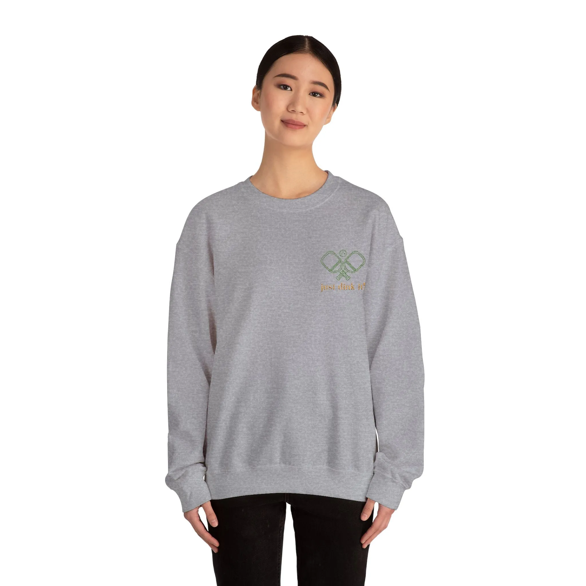 Embroidery Just Dink It Pickleball Sweatshirt