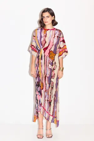 Enid Printed Boxy Dress